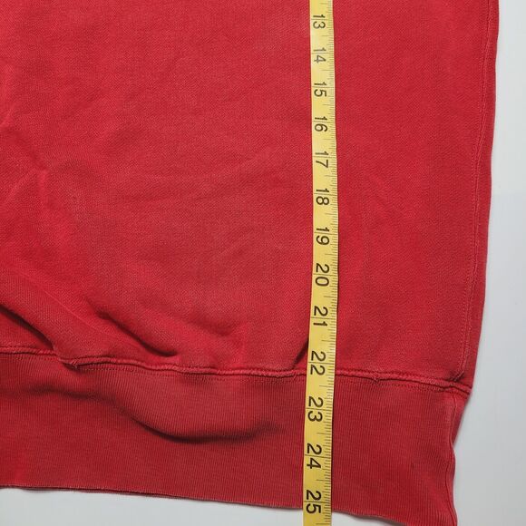 Vintage Polo Ralph Lauren Sweatshirt Men's Small Red Crewneck Pony Logo 90's - Picture 6 of 7